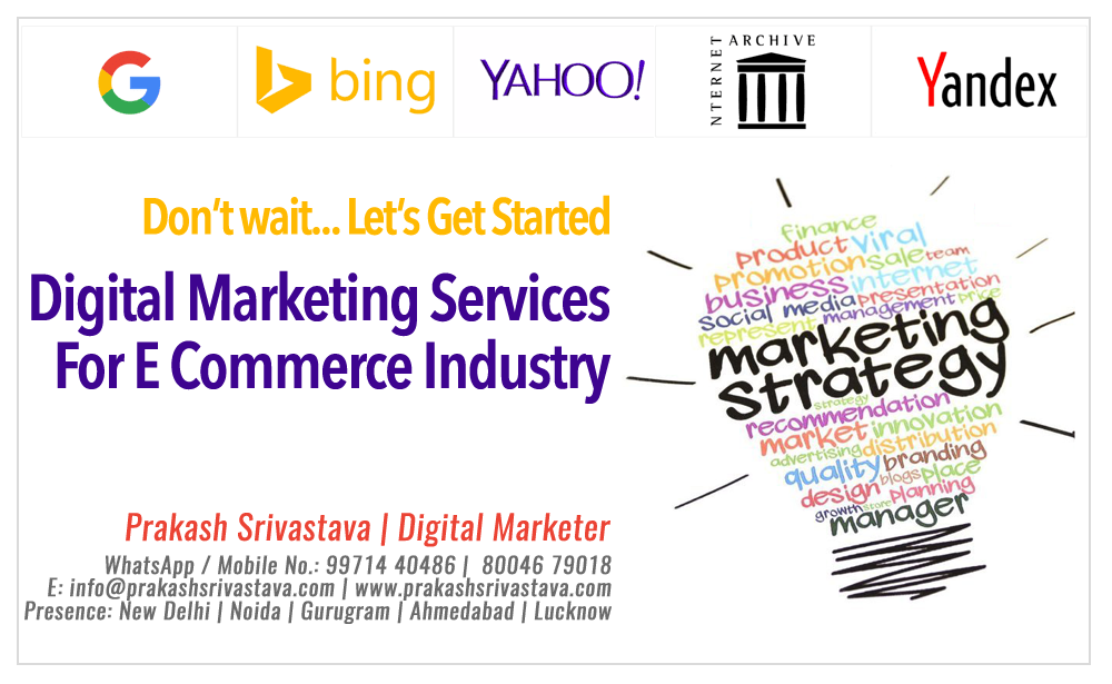 Digital Marketing Services For E Commerce Companies Lucknow & New Delhi India Digital Marketing Services For E Commerce Companies Lucknow & New Delhi India